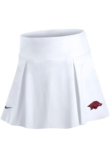 Nike Arkansas Razorbacks Womens White Club Skirt