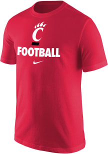 Nike Cincinnati Bearcats Red Football Short Sleeve T Shirt