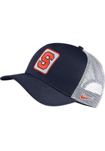Nike Syracuse Orange C99 Trucker Adjustable Hat - Navy Blue