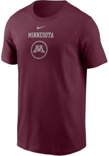 Minnesota Golden Gophers Maroon Nike Practice Dri-FIT Short Sleeve T Shirt