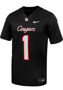 Nike Houston Cougars Black Game Replica Football Jersey