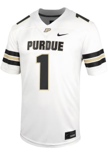 Mens Purdue Boilermakers White Nike Game Replica Football Jersey