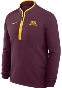 Nike Minnesota Golden Gophers Mens Maroon Victory Long Sleeve Qtr Zip Pullover