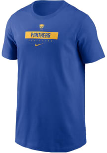 Youth Pitt Panthers Blue Nike Team Issue 24 Design Short Sleeve T-Shirt