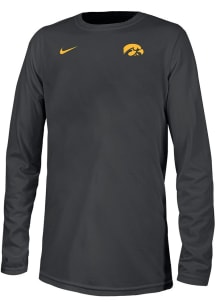 Nike Iowa Hawkeyes Youth Black Small Logo Long Sleeve T-Shirt