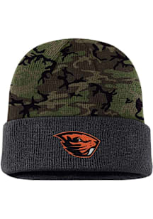 Nike Oklahoma State Cowboys Green Camo Terra Beanie Mens Knit Hat