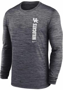 Nike Kentucky Wildcats Youth Grey Velocity 24 Long Sleeve T-Shirt