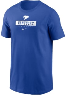Nike Kentucky Wildcats Boys Blue Team Issue 24 Short Sleeve T-Shirt