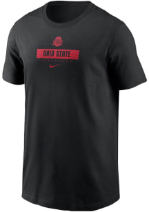 Toddler Ohio State Buckeyes Black Nike Team Issue 24 Design Short Sleeve T-Shirt