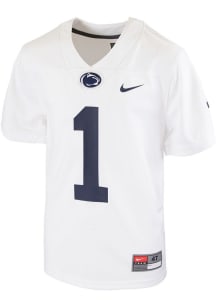 Boys Penn State Nittany Lions White Nike Alt 1 Football Jersey Jersey