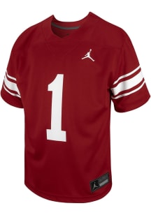 Nike Oklahoma Sooners Youth Red Throwback No 1 Football Jersey