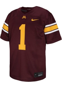 Youth Minnesota Golden Gophers Maroon Nike Replica No 1 Football Jersey Jersey