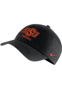 Nike Oklahoma State Cowboys NIKE H86 WASHED ADJ Adjustable Hat - Black
