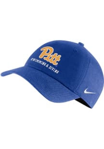 Nike Pitt Panthers NIKE H86 WASHED ADJ Adjustable Hat - Blue