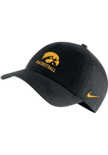 Nike Iowa Hawkeyes NIKE H86 WASHED ADJ Adjustable Hat - Black