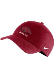 Nike Arkansas Razorbacks NIKE H86 WASHED ADJ Adjustable Hat - Red