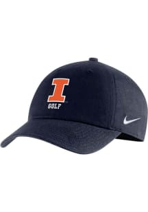 Nike Illinois Fighting Illini H86 Classic Adjustable Hat - Navy Blue