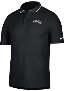 Nike Cincinnati Bearcats Mens Black Jordan Collegiate Short Sleeve Polo