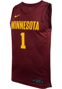 Nike Minnesota Golden Gophers Maroon Replica Basketball Jersey