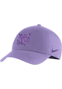 Nike K-State Wildcats Vintage Campus Cap Adjustable Hat - Lavender