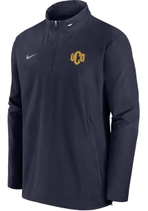 Nike Central Oklahoma Bronchos Mens Navy Blue Sideline Coach Gameday Light Weight Jacket