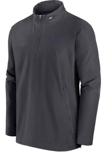 Mens K-State Wildcats Grey Nike Sideline Coach Gameday Light Weight Jacket