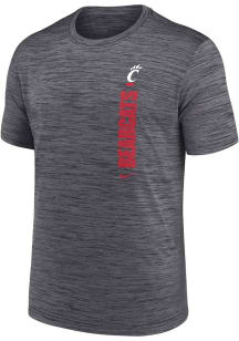 Youth Cincinnati Bearcats Grey Nike Velocity 24 Short Sleeve T-Shirt