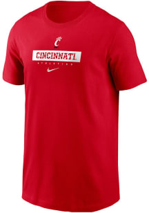 Youth Cincinnati Bearcats Red Nike Team Issue 24 Short Sleeve T-Shirt