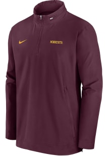 Mens Minnesota Golden Gophers Maroon Nike Sideline Coach Gameday Light Weight Jacket