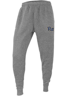 Nike Pitt Panthers Mens Grey Club Fleece Sweatpants
