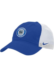 Nike Creighton Bluejays Washed Trucker Adjustable Hat - Blue