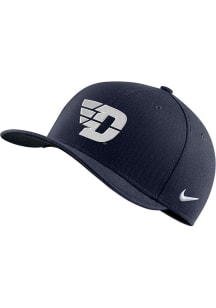 Nike Dayton Flyers Mens Navy Blue Swoosh Flex Flex Hat