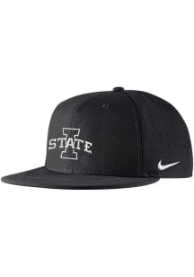 Nike Iowa State Cyclones Mens Black Aero True Baseball Cap Fitted Hat