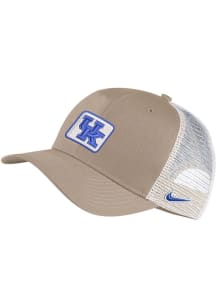 Nike Kentucky Wildcats Trucker C99 Adjustable Hat - Khaki