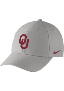 Nike Oklahoma Sooners Wool Classic Adjustable Hat - Grey