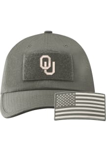 Nike Oklahoma Sooners Tactical H86 Adjustable Hat - Grey