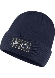 Nike Penn State Nittany Lions Navy Blue Cuff Beanie Mens Knit Hat