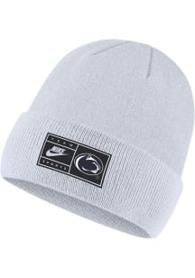 Nike Penn State Nittany Lions White Cuff Beanie Mens Knit Hat