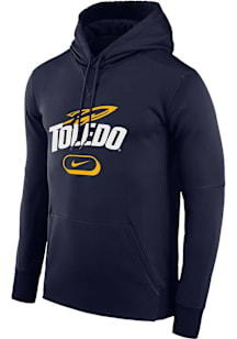 Nike Toledo Rockets Mens Navy Blue Therma Essential Hood