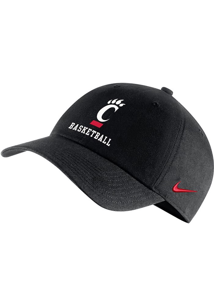 Nike Cincinnati Bearcats Basketball Wordmark Adjustable Hat - Black