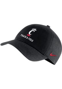 Nike Cincinnati Bearcats Track and Field Wordmark Adjustable Hat - Black