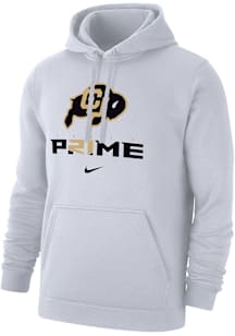 Deion Sanders Colorado Buffaloes Mens White Coach Prime Player Hood