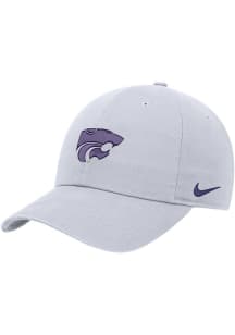 Nike K-State Wildcats Club Unstructured Adjustable Hat - White