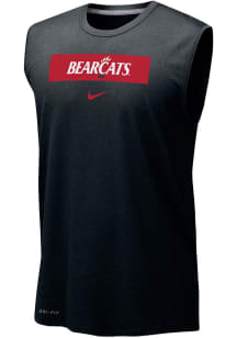 Nike Cincinnati Bearcats Mens Black Legend Short Sleeve Tank Top