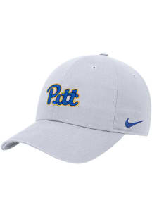 Nike Pitt Panthers Club Unstructured Adjustable Hat - White