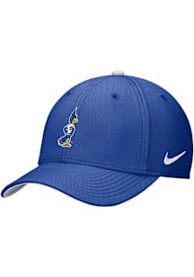 Nike Creighton Bluejays Mens Blue RETRO SWOOSH Flex Hat
