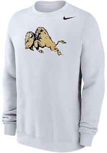 Nike Colorado Buffaloes Mens White Vault Logo Long Sleeve Crew Sweatshirt