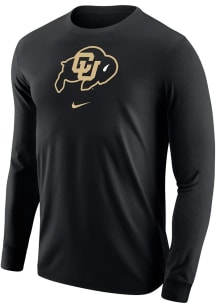 Nike Colorado Buffaloes Black Primary Logo Long Sleeve T Shirt