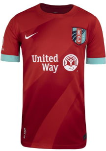 Nike KC Current Youth Red Replica Soccer Jersey