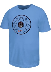 Nike Houston Dash Youth Light Blue Hexagon Short Sleeve T-Shirt